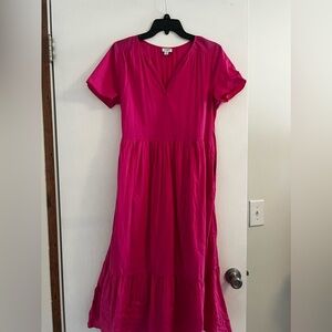Pink Midi Dress